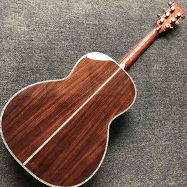 Top Quality 000 style classic acoustic guitar,AAA Solid Spruce top,China Factory Custom Super luxury guitar supplier