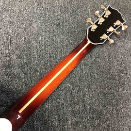 Custom AAAA All Solid KOA Wood 43 Inch Design Jumbo Body Acoustic Guitar Abalone Binding with Logo on Headstock is OK supplier