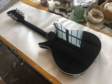 Body Celluloid Back Side 12 Strings Ricken 325 Electric Guitar BlackMahogany Body Rosewood Fingerboard Accept Customized supplier