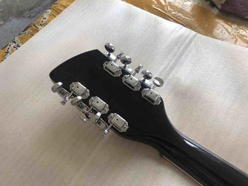 Body Celluloid Back Side 12 Strings Ricken 325 Electric Guitar BlackMahogany Body Rosewood Fingerboard Accept Customized supplier