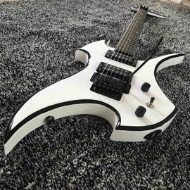 2020 New High Quality Floyd-Rose Irregular Shape Electric Guitar in White With Rosewood Fingerboard supplier