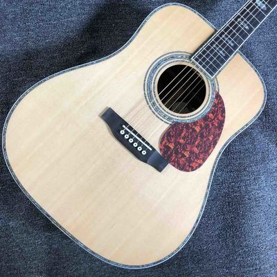 Custom 41&quot; AAA Solid Spruce Top D Style Ebony Fingerboard Electric Acoustic Guitar supplier