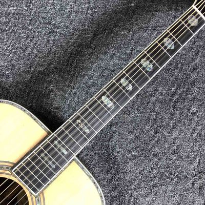 Custom 41&quot; AAA Solid Spruce Top D Style Ebony Fingerboard Electric Acoustic Guitar supplier