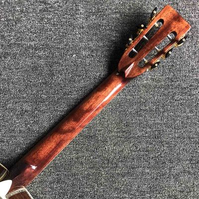 Custom 39 Inch Round Corner 6 Xuan OOO45S Spruce Korean Pine Panel Rosewood Ebony Fingerboard Abalone Shell Inlay Edge A supplier