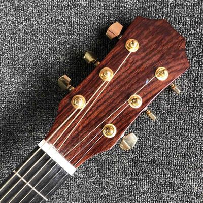 Custom Rosewood Back Side Ebony Fingerboard 41 Inch Solid Spruce Top Acoustic Electric Guitar Customized LOGO is OK supplier