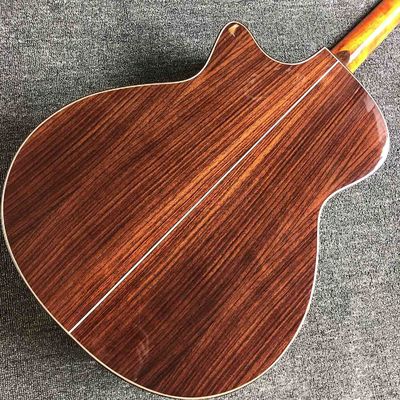 Custom Rosewood Back Side Ebony Fingerboard 41 Inch Solid Spruce Top Acoustic Electric Guitar Customized LOGO is OK supplier