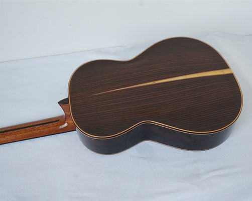 Yulong Guo Handmade Double Top Classical Guitar Model Chamber String Scale 650mm Solid Spanish Cedar Neck Double Top By supplier