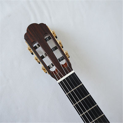 Yulong Guo Handmade Double Top Classical Guitar Model Chamber String Scale 650mm Solid Spanish Cedar Neck Double Top By supplier