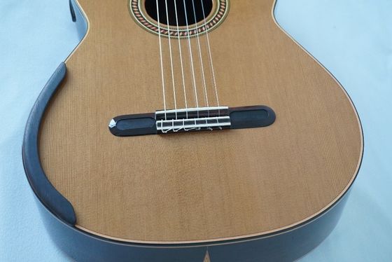 Yulong Guo Handmade Double Top Classical Guitar Model Chamber String Scale 650mm Solid Spanish Cedar Neck Double Top By supplier