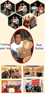 Yulong Guo Handmade Double Top Classical Guitar Model Chamber String Scale 650mm Solid Spanish Cedar Neck Double Top By supplier