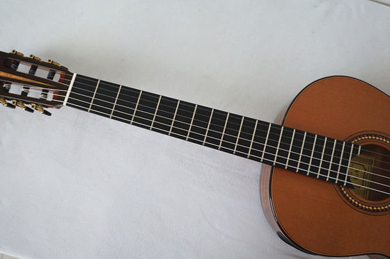 Yulong Guo Handmade Double Top Koa Body Concert Grade Classical Guitar supplier