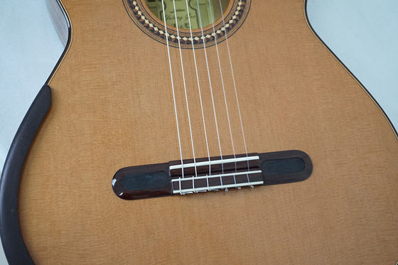 Yulong Guo Handmade Double Top Koa Body Concert Grade Classical Guitar supplier