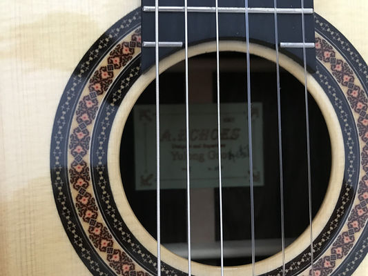 Yulong Guo A-Echoes Brand All Solid Nomex Double Top nylon string Classic Guitar supplier