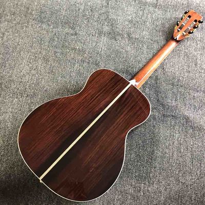 Custom Solid Cedar Top 42c OM Style Acoustic Guitar supplier