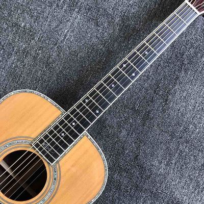 Custom Solid Cedar Top 42c OM Style Acoustic Guitar supplier