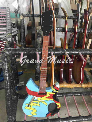 Custom Paul Weller PW WHAAM Rick 330 Tribute Electric Guitar Ricken 330 TPP Electric Guitar supplier