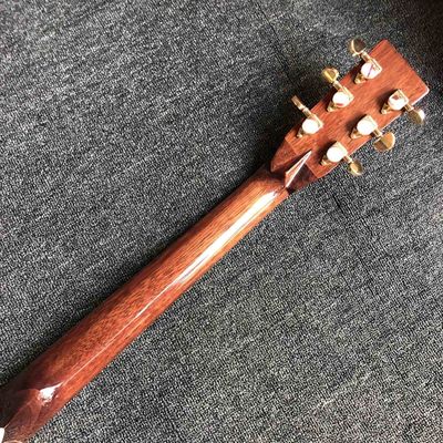 41 Inch AAAA All Solid Wood Abalone Binding Solid Rosewood Back Side Acoustic Guitar with 550a Electronic EQ in Sunburst supplier