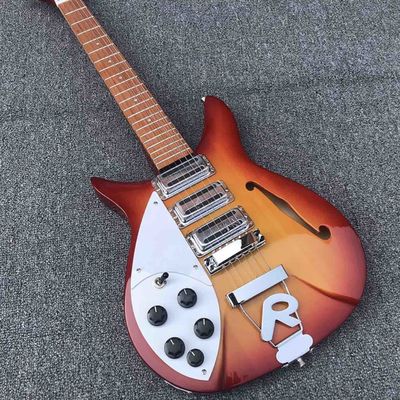 Custom F Hole Ricken 325 Electric Guitar in Cherry Red Body Kinds Color supplier