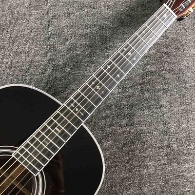 Custom AAAA All Solid 28D Ebony Fingerboard Acoustic Guitar in Sunburst supplier