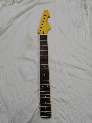 Custom Grand Paddle Guitar Headstock Unfinished Roasted Maple ST Guitar Neck Electric Acoustic Guitar Accept Kinds OEM supplier