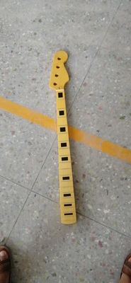 Custom Grand Paddle Guitar Headstock Unfinished Roasted Maple ST Guitar Neck Electric Acoustic Guitar Accept Kinds OEM supplier