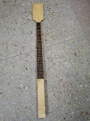 Custom Grand Paddle Guitar Headstock Unfinished Roasted Maple ST Guitar Neck Electric Acoustic Guitar Accept Kinds OEM supplier