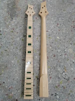 Custom Grand Paddle Guitar Headstock Unfinished Roasted Maple ST Guitar Neck Electric Acoustic Guitar Accept Kinds OEM supplier