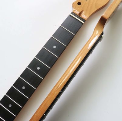 Custom Grand 22 Fret Roasted Maple Electric Guitar Neck for Handmade Tele Guitar Kits Gloss Finished with Bone Nut supplier