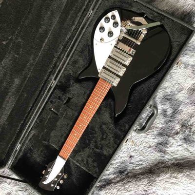 Custom 325 Electric Guitar with 3 Pickups in Black with Rectangle Hardcase Any Shape Guitar Body Can Be Customized supplier