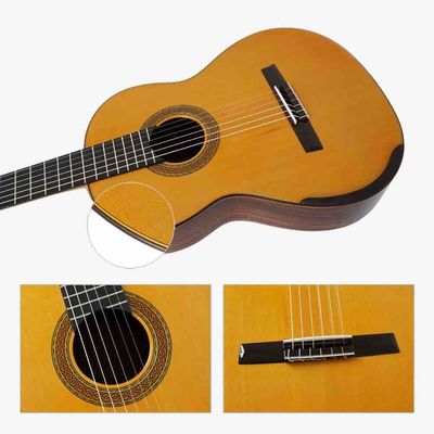 Custom Grand Master Level lattic bracing Classical Guitar Solid Flame Maple Back Side Ebony Fingerboard supplier