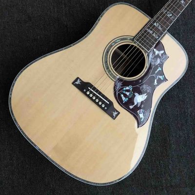 Custom HUMMINGBIRD DOVE Acoustic Guitar in Natural supplier