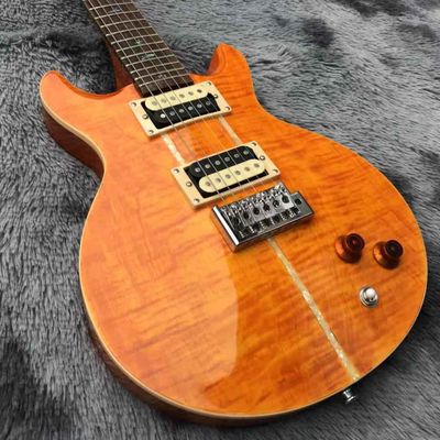 Grand Carlos Type Electric Guitar with 20mm Solid Flamed Body supplier