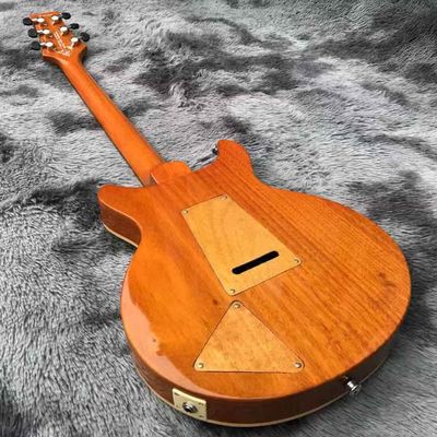 Grand Carlos Type Electric Guitar with 20mm Solid Flamed Body supplier