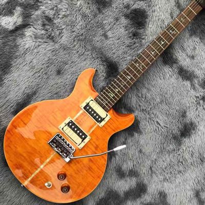 Grand Carlos Type Electric Guitar with 20mm Solid Flamed Body supplier