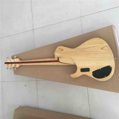 Custom Burst Maple Top 6 Strings Bass Guitar Neck Through Body Ebony Fingerboard Active Pickups Electric Bass supplier