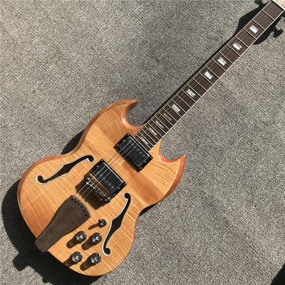 Custom Half Hollow Body Electric Guitar supplier