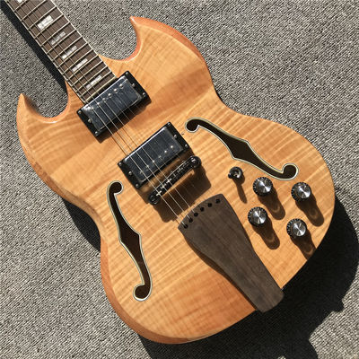 Custom Half Hollow Body Electric Guitar supplier