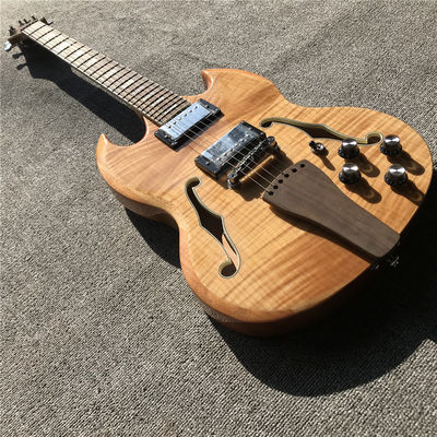 Custom Half Hollow Body Electric Guitar supplier