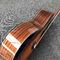 Custom Grand Solid Spruce Top Ebony Fingerboard Cutaway Arm Rest Abalone Inlays Acoustic Guitar with Open Tuner in Cherr supplier