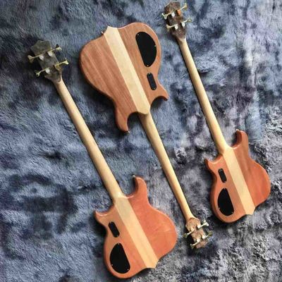 Custom Alembics Grand Style Burst Maple Top 4 Strings Neck Through Body Electric Bass Guitar supplier