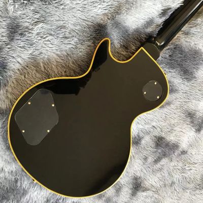 Custom OEM LP electric guitar in black supplier