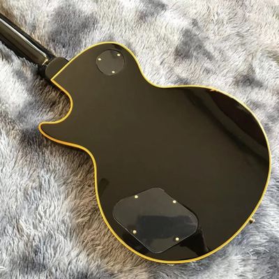 Custom OEM LP electric guitar in black supplier