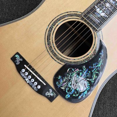 Custom Grand D-100A Acoustic Guitar AAAA All Solid Wood MT Guitar supplier