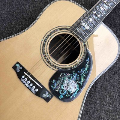 Custom Grand D-100A Acoustic Guitar AAAA All Solid Wood MT Guitar supplier