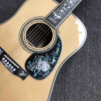 Custom Grand D-100A Acoustic Guitar AAAA All Solid Wood MT Guitar supplier