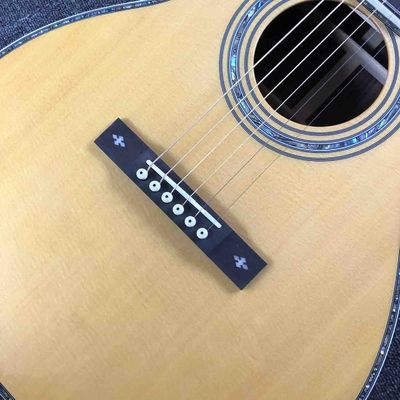 Custom Grand Jimmie Rodgers 000-45s All Solid Wood Acoustic Guitar Ebony Fingerboard Abalone Binding Accept Customized supplier