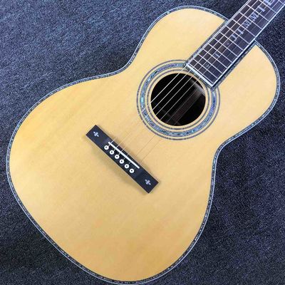 Custom Grand Jimmie Rodgers 000-45s All Solid Wood Acoustic Guitar Ebony Fingerboard Abalone Binding Accept Customized supplier