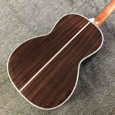 Custom Grand Jimmie Rodgers 000-45s All Solid Wood Acoustic Guitar Ebony Fingerboard Abalone Binding Accept Customized supplier