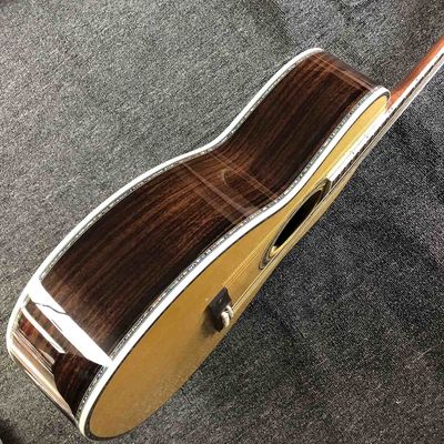 Custom Grand Jimmie Rodgers 000-45s All Solid Wood Acoustic Guitar Ebony Fingerboard Abalone Binding Accept Customized supplier