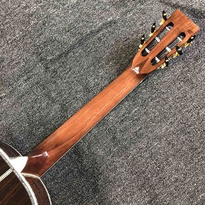 Custom Grand Jimmie Rodgers 000-45s All Solid Wood Acoustic Guitar Ebony Fingerboard Abalone Binding Accept Customized supplier